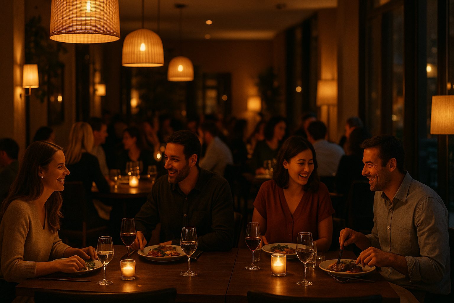 Restaurant with perfect ambiance